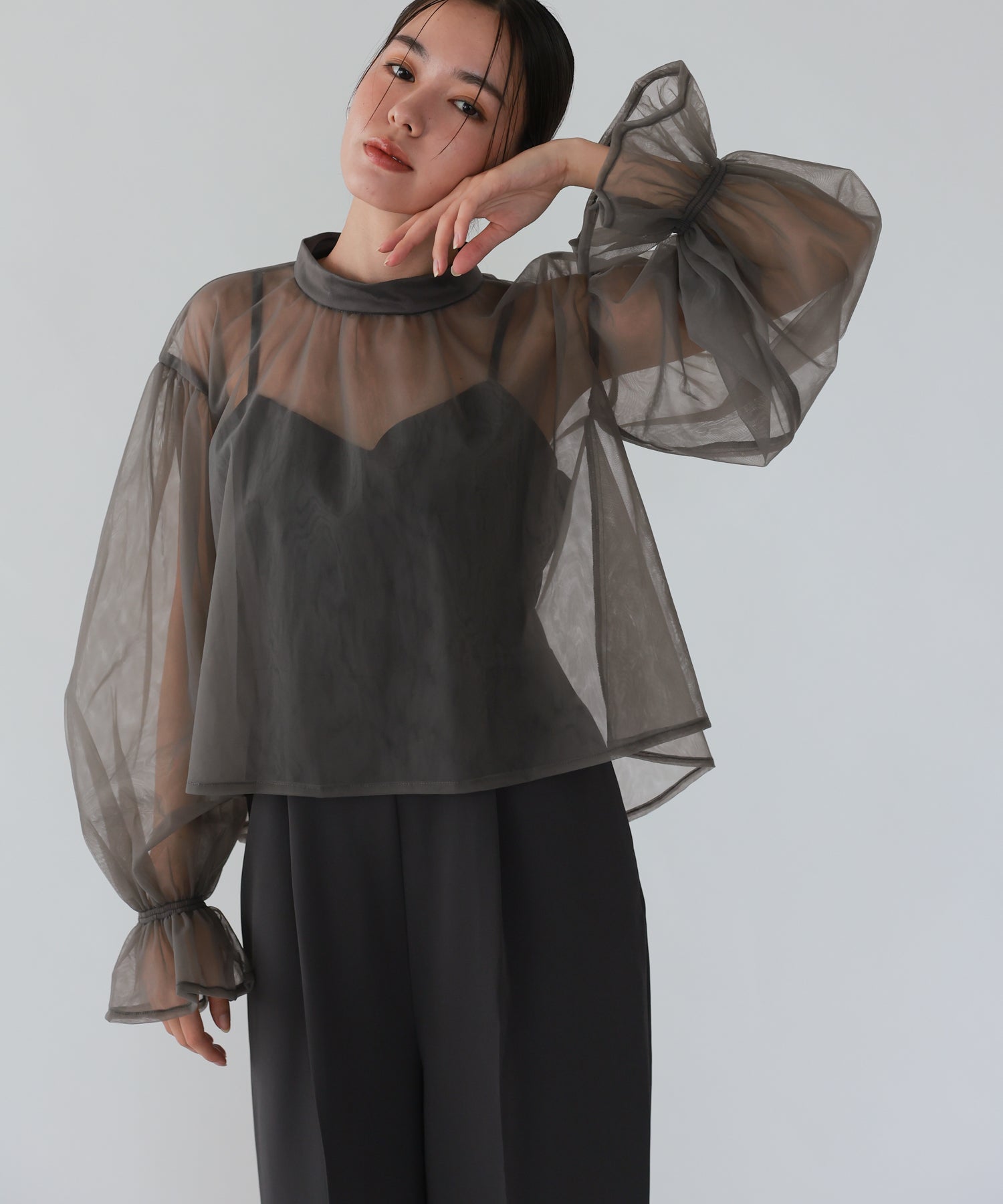 チャコール/164cm/Mサイズ着用