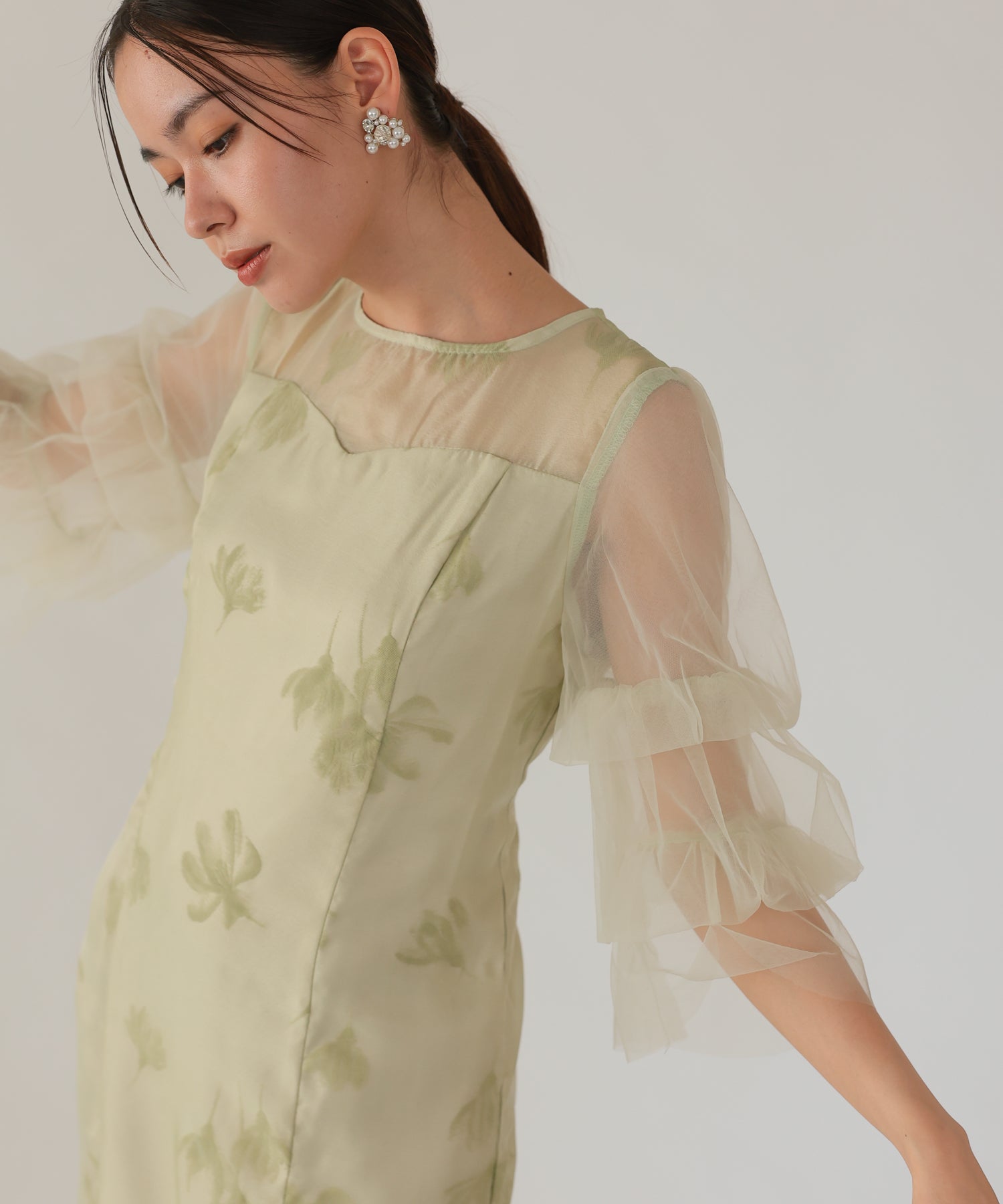 ライトグリーン/164cm/Mサイズ着用