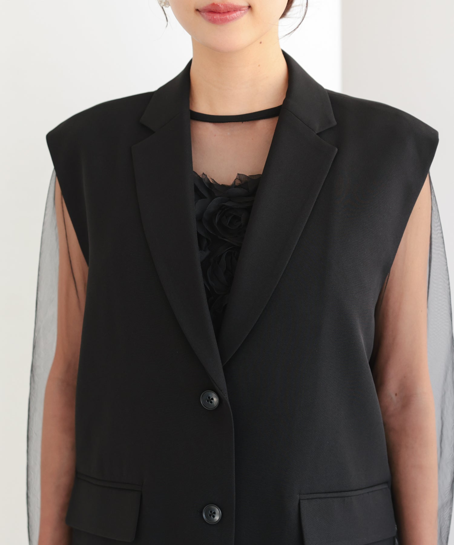 ブラック/162cm/Mサイズ着用