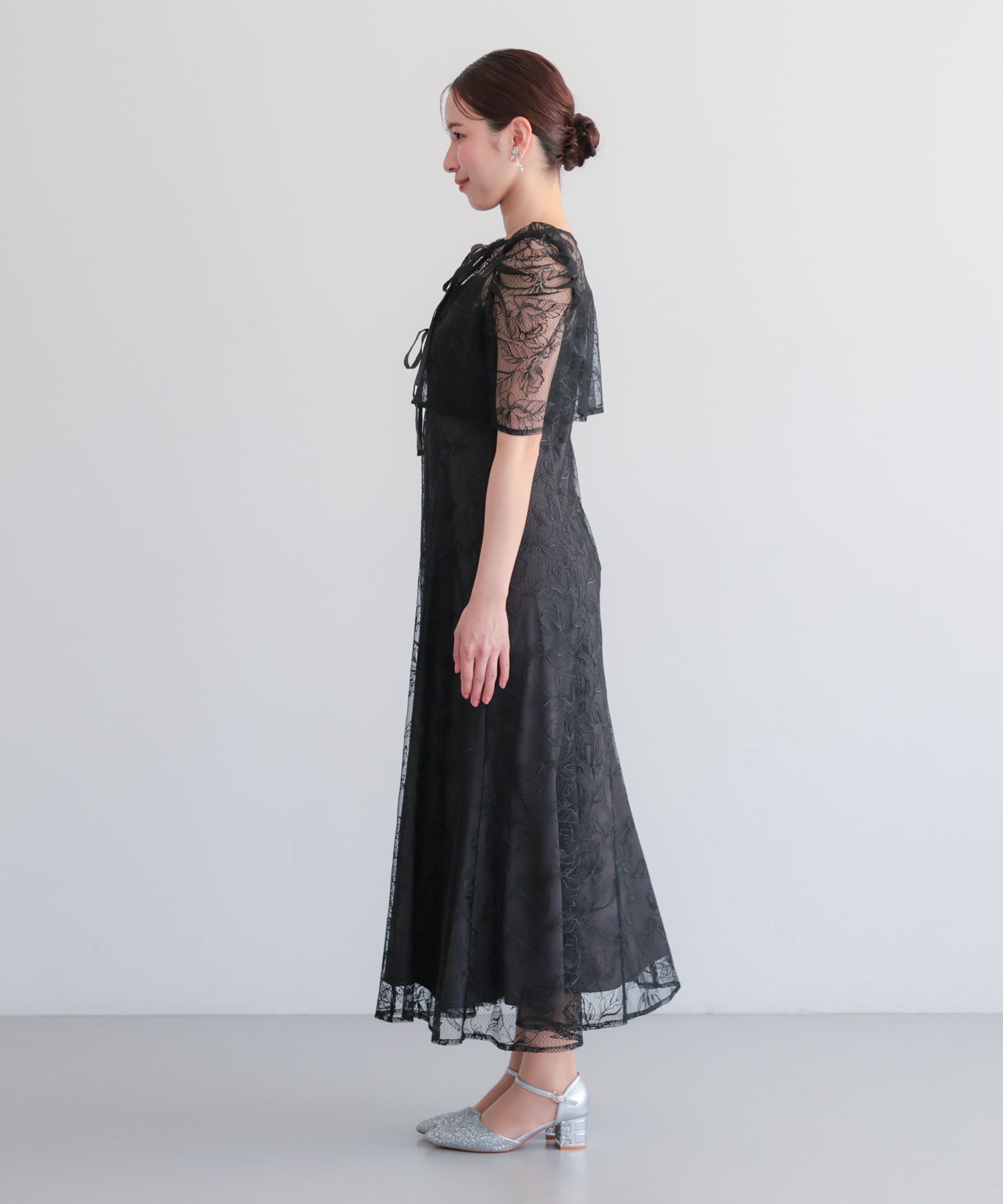 シアーレースボレロセットアップドレス/22325280