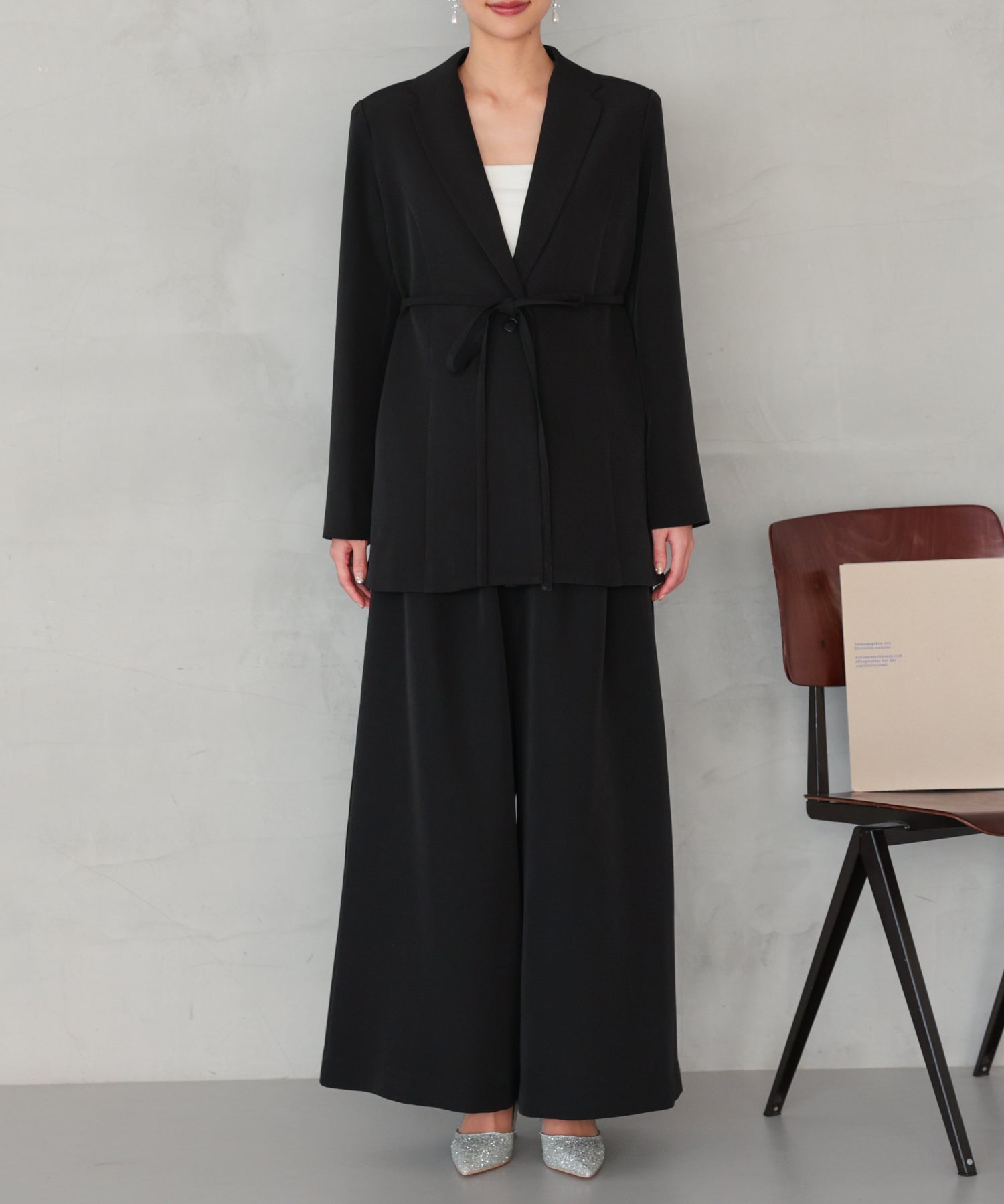 クラシックテーラード ウエストタイスーツ/22125610