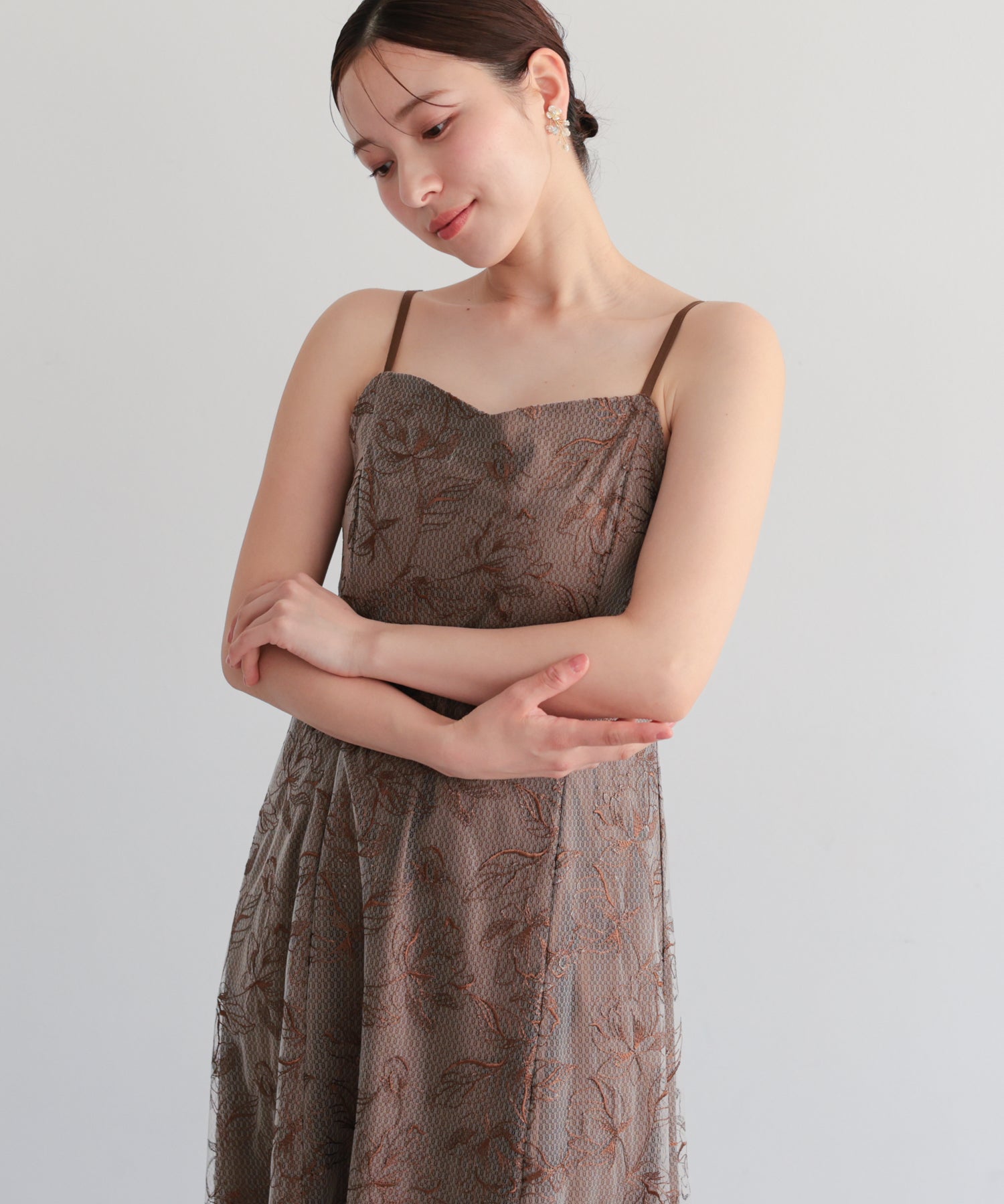 シアーレースボレロセットアップドレス/22325280