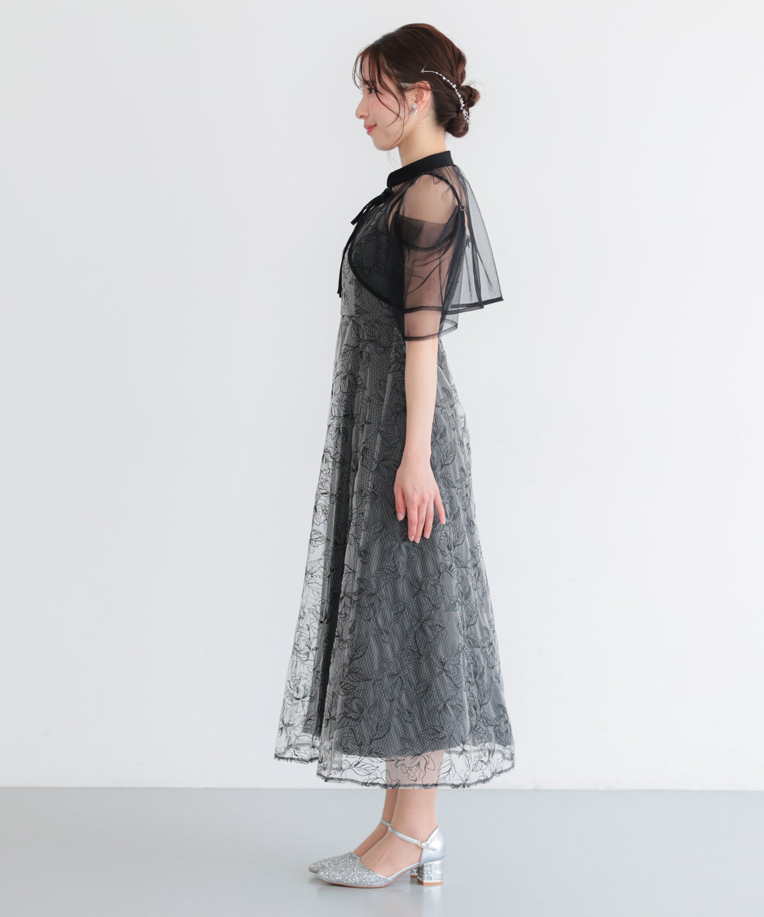 ブラック/163cm/Mサイズ着用