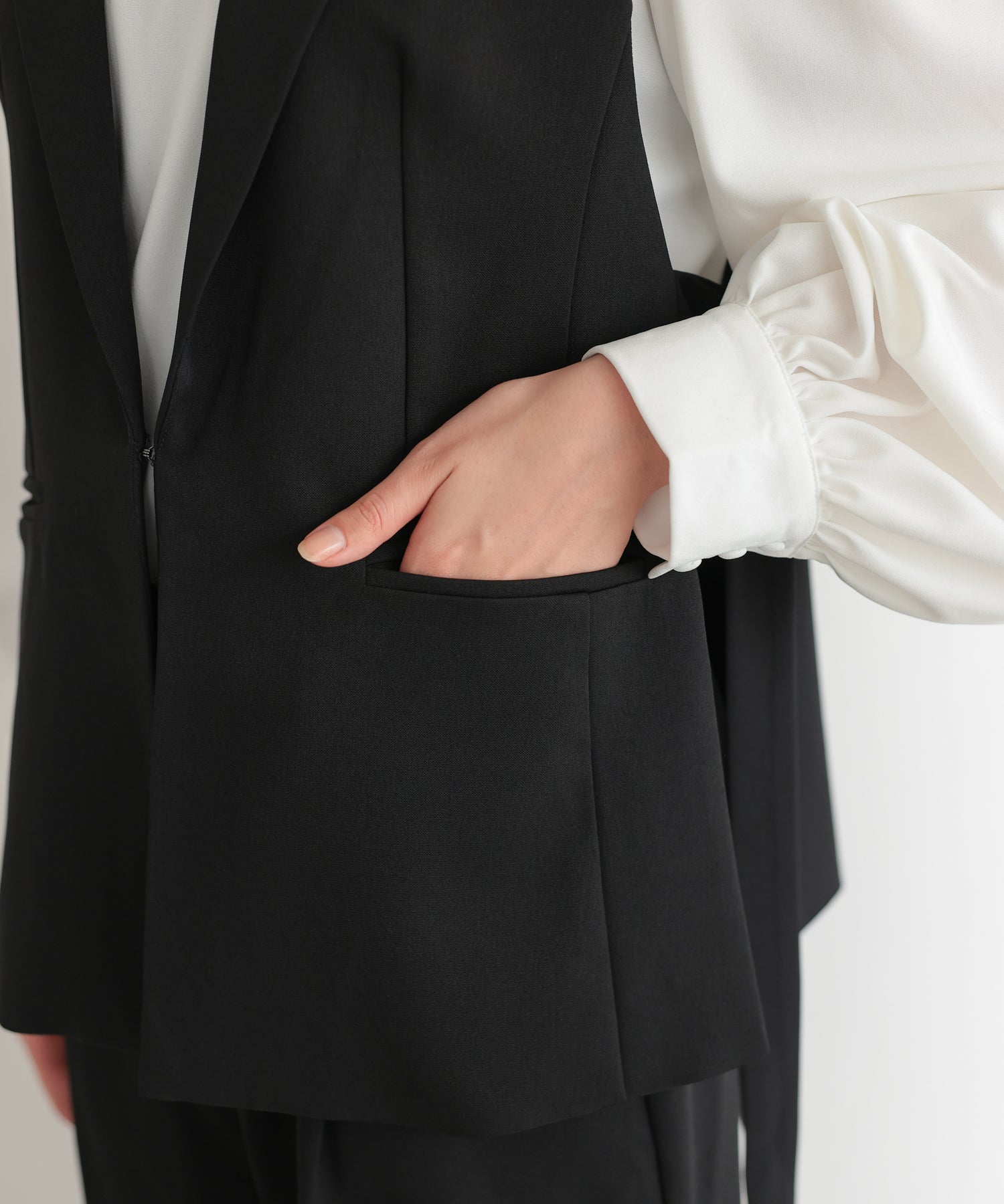 サイドベルトジレセットアップスーツ/22125607