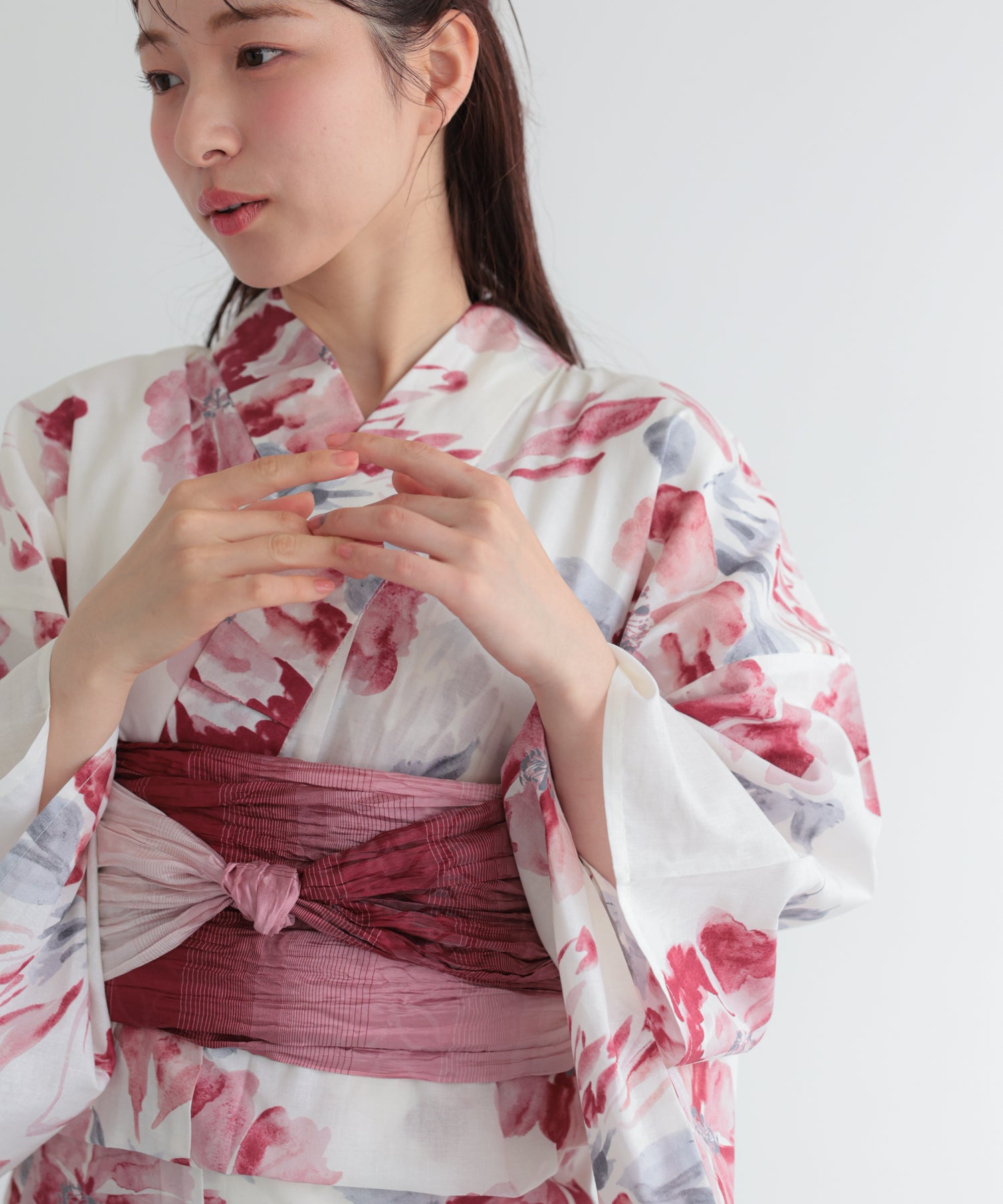 浴衣　秋桜③/FA-26-048
