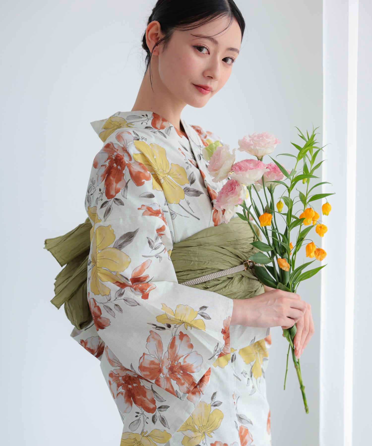 浴衣　秋桜①/FA-25-128