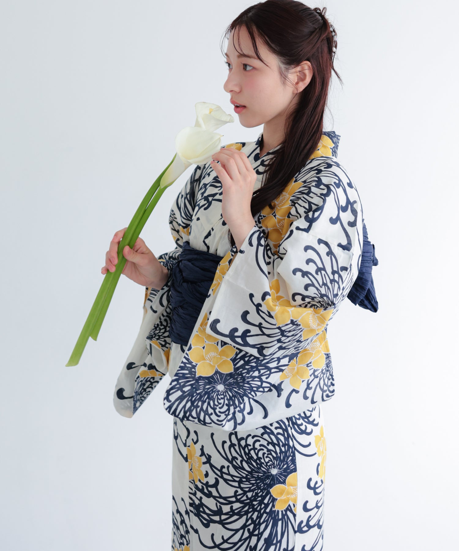 浴衣　菊②/FA-25-101