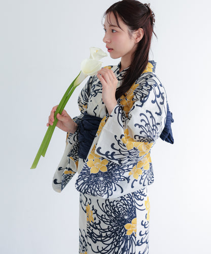 浴衣　菊②/FA-25-101