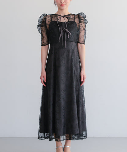 シアーレースボレロセットアップドレス/22325280