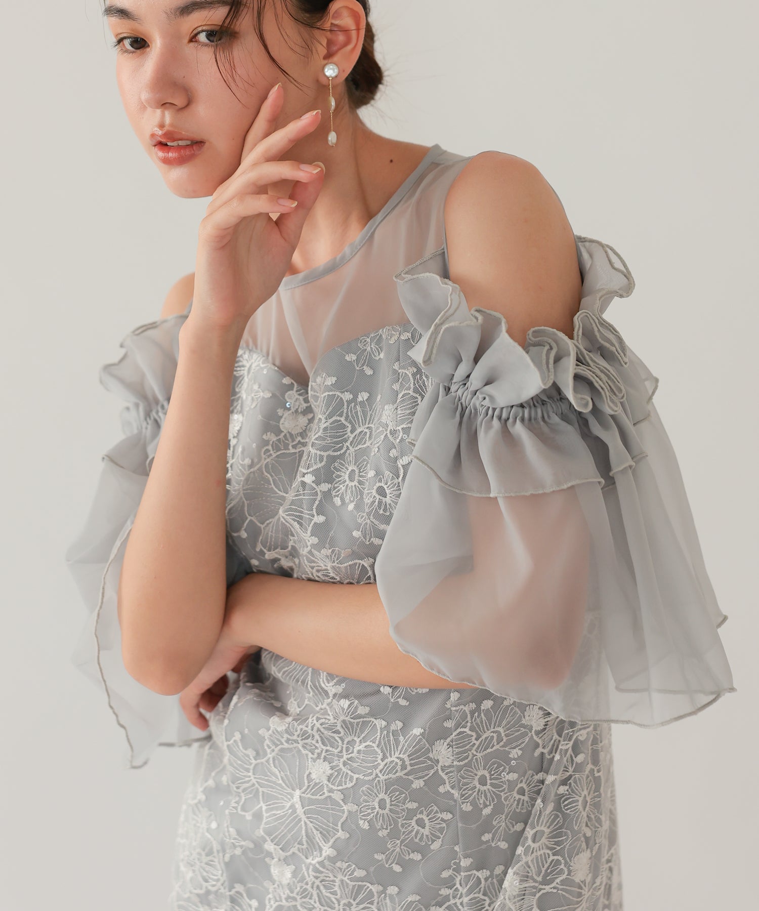 ライトグレー/164cm/Mサイズ着用