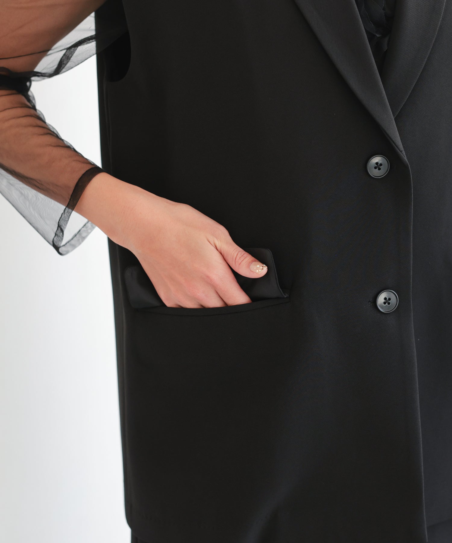 ブラック/162cm/Mサイズ着用