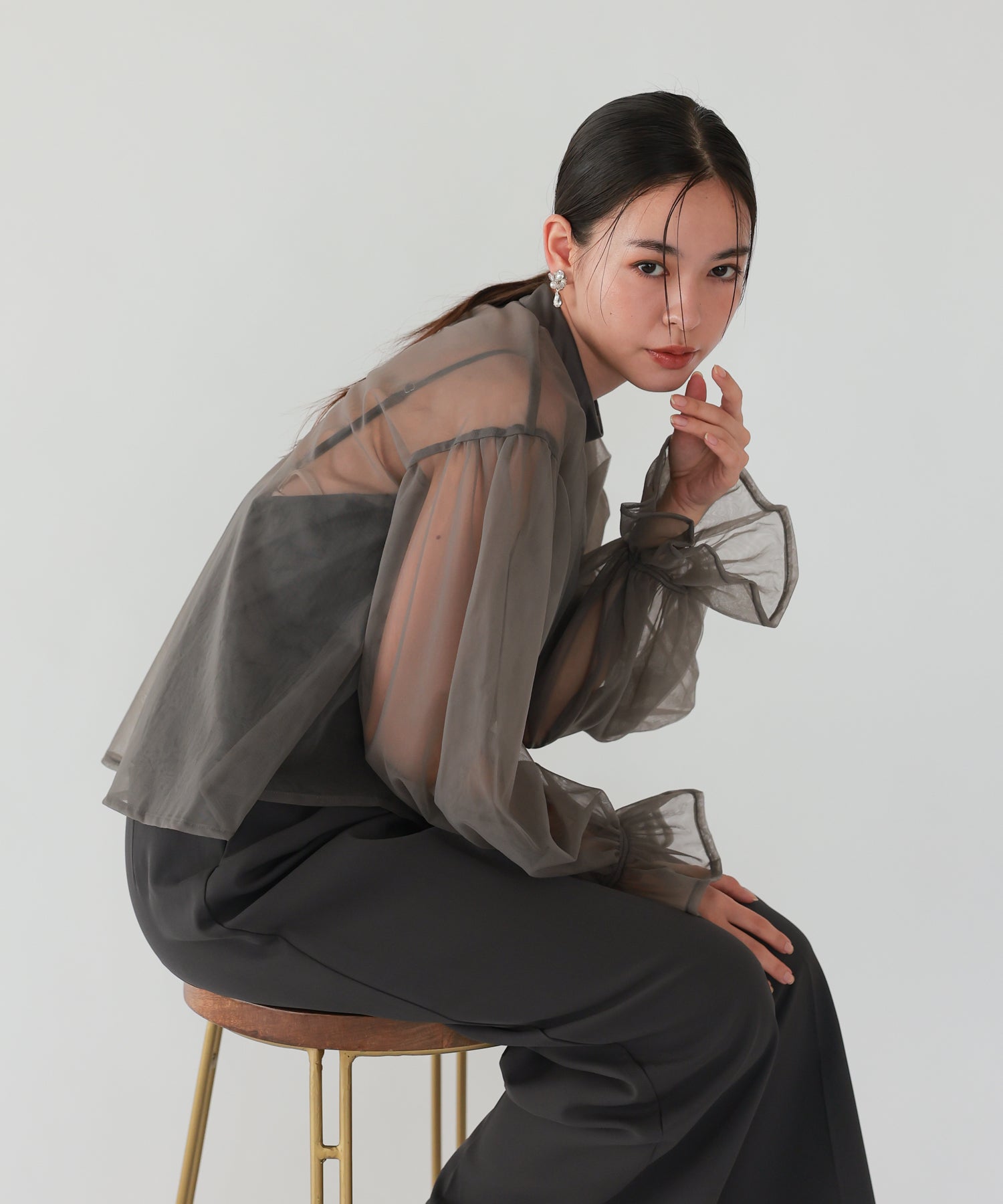 チャコール/164cm/Mサイズ着用