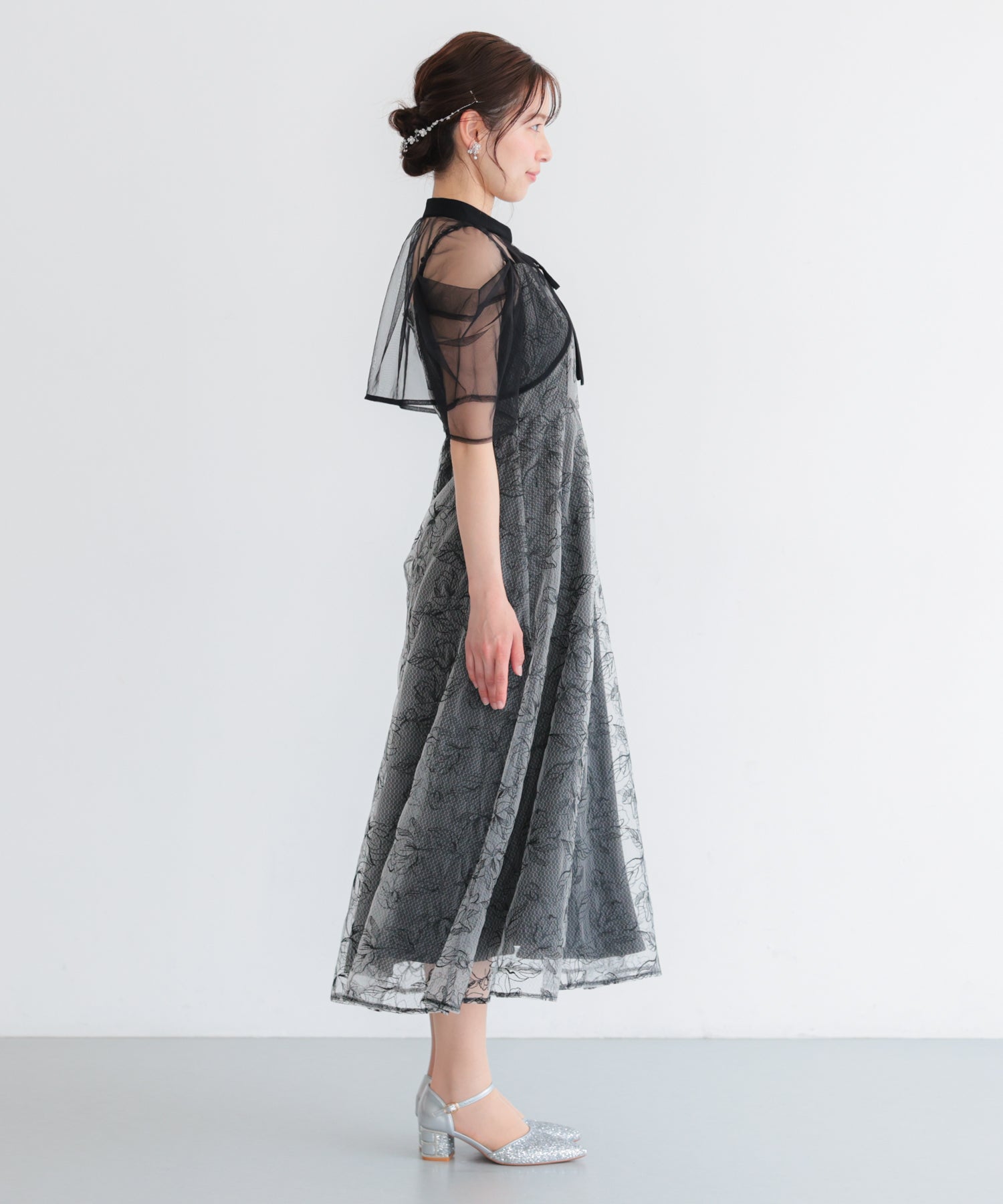 ブラック/163cm/Mサイズ着用