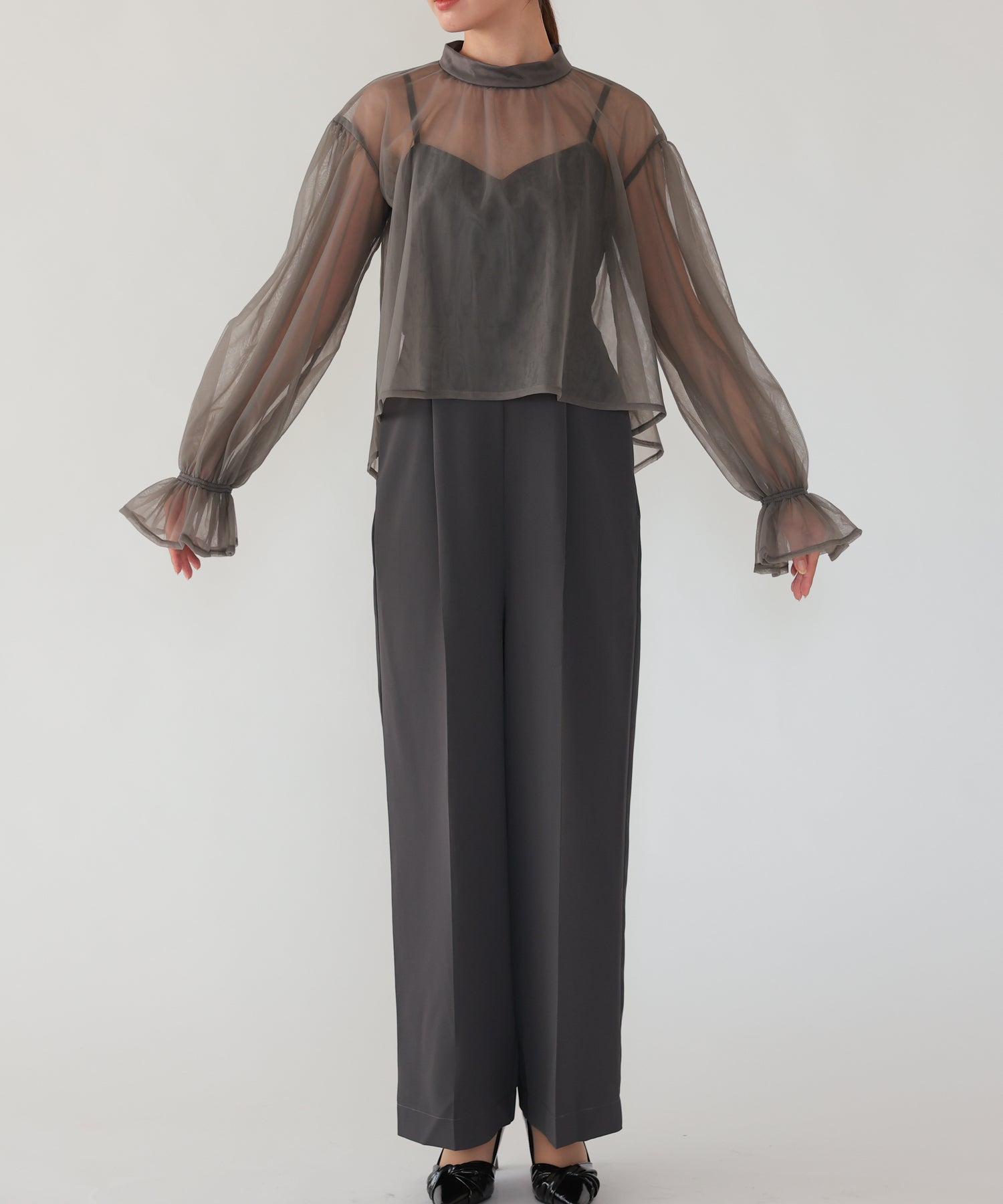 チャコール/164cm/Mサイズ着用