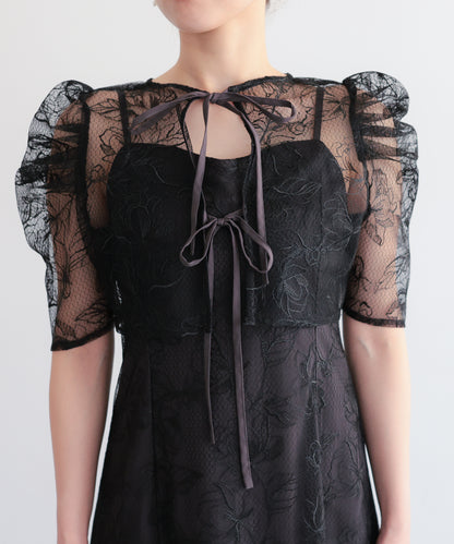 シアーレースボレロセットアップドレス/22325280