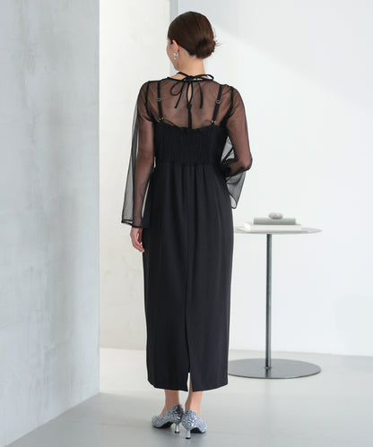 シアーレイヤード2WAYドレスセット/22325283