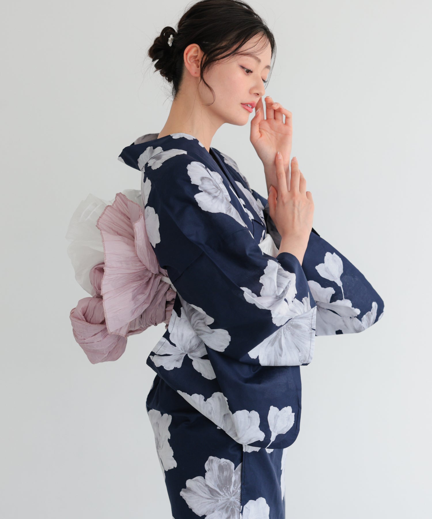 浴衣　秋桜④/FA-26-075