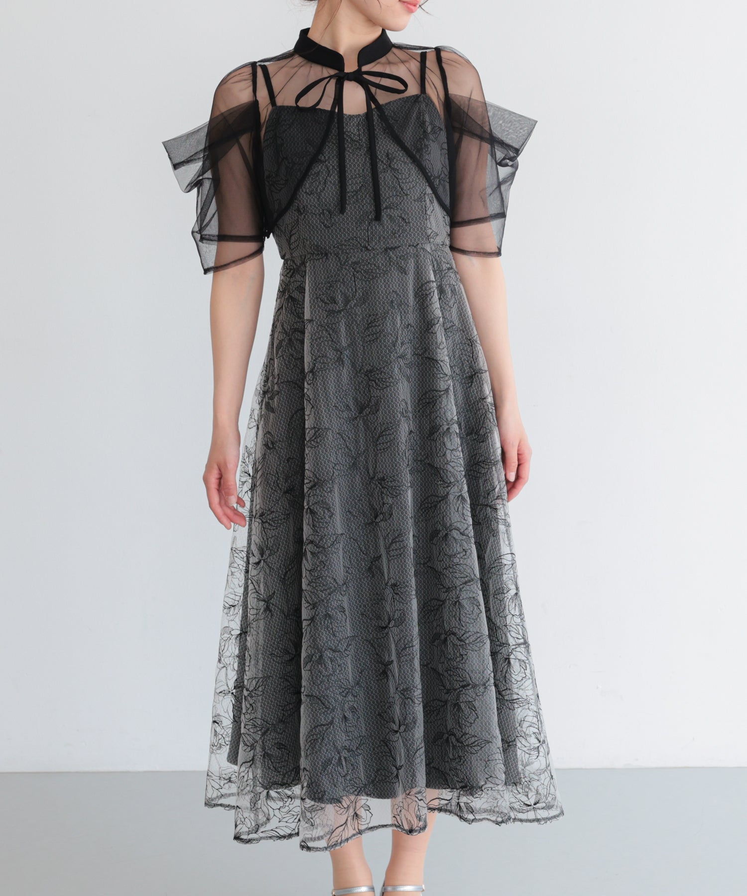 ブラック/163cm/Mサイズ着用