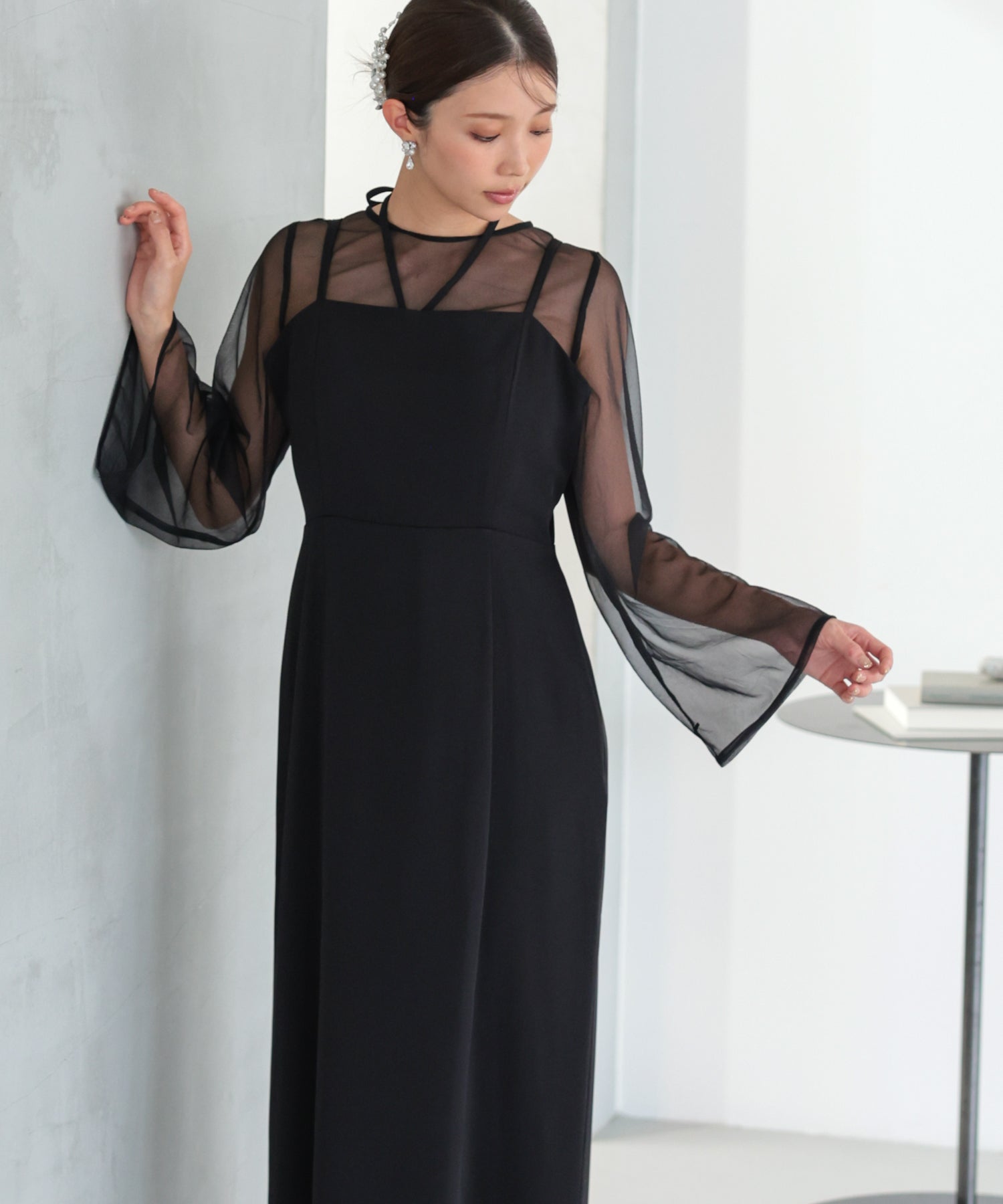 シアーレイヤード2WAYドレスセット/22325283