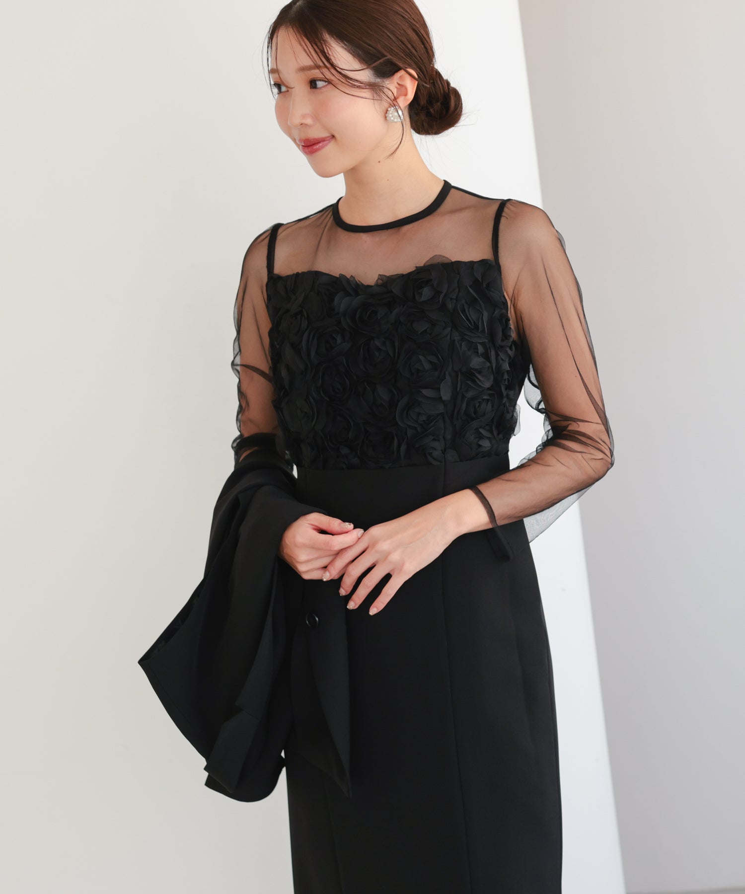 ブラック/162cm/Mサイズ着用