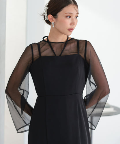 シアーレイヤード2WAYドレスセット/22325283