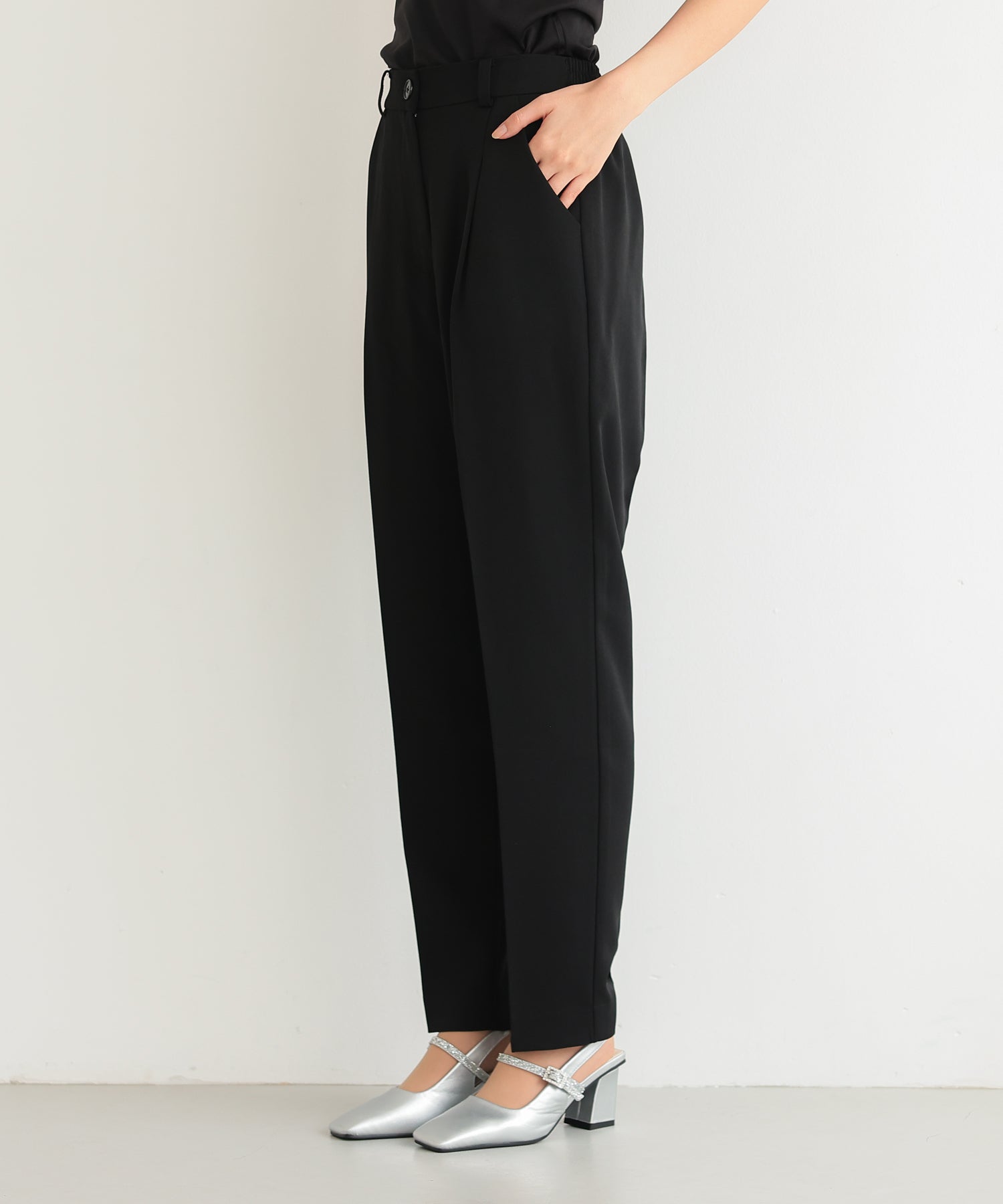 リボンペプラムセットアップスーツ/22125605