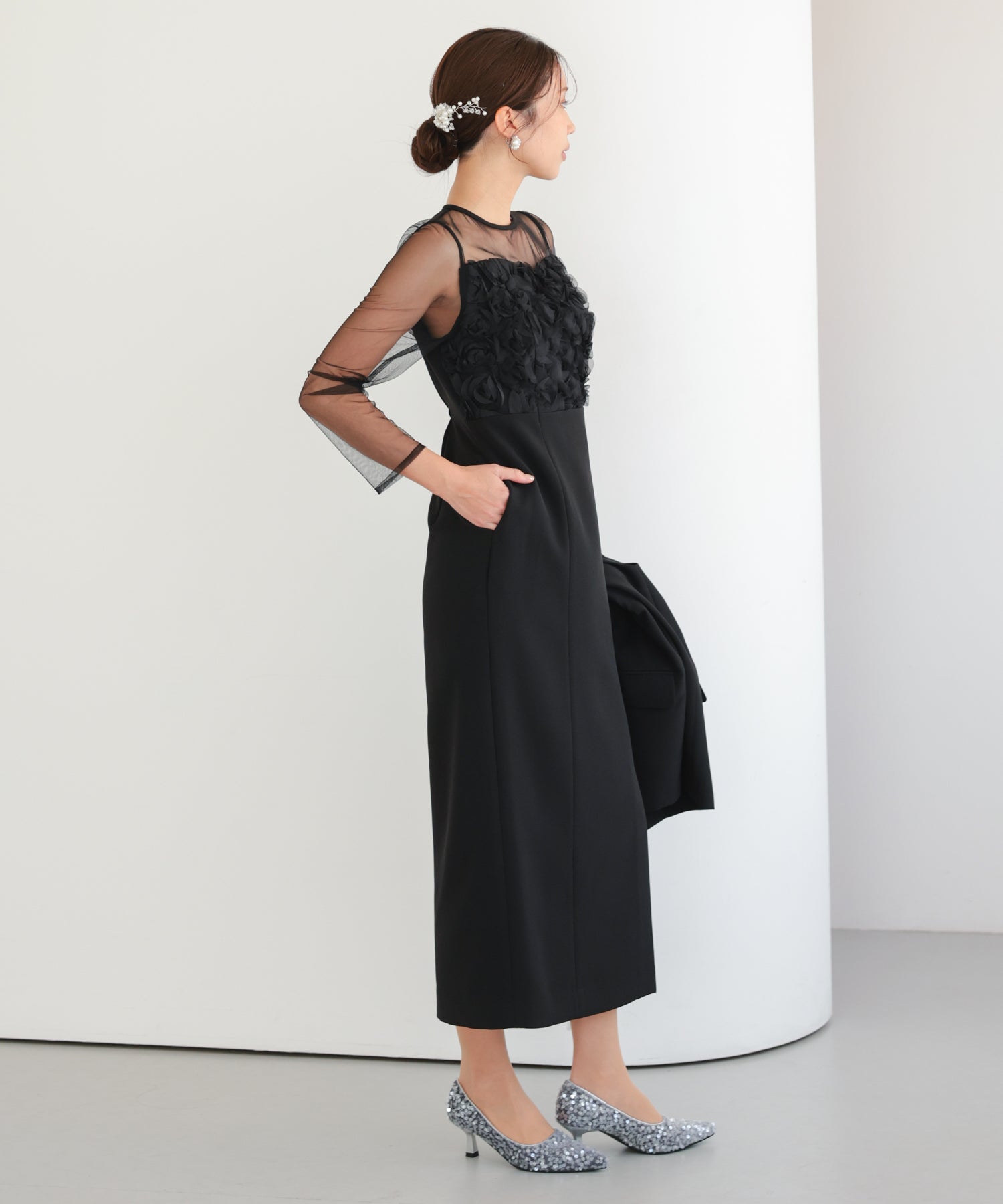 ブラック/162cm/Mサイズ着用