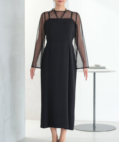 シアーレイヤード2WAYドレスセット/22325283