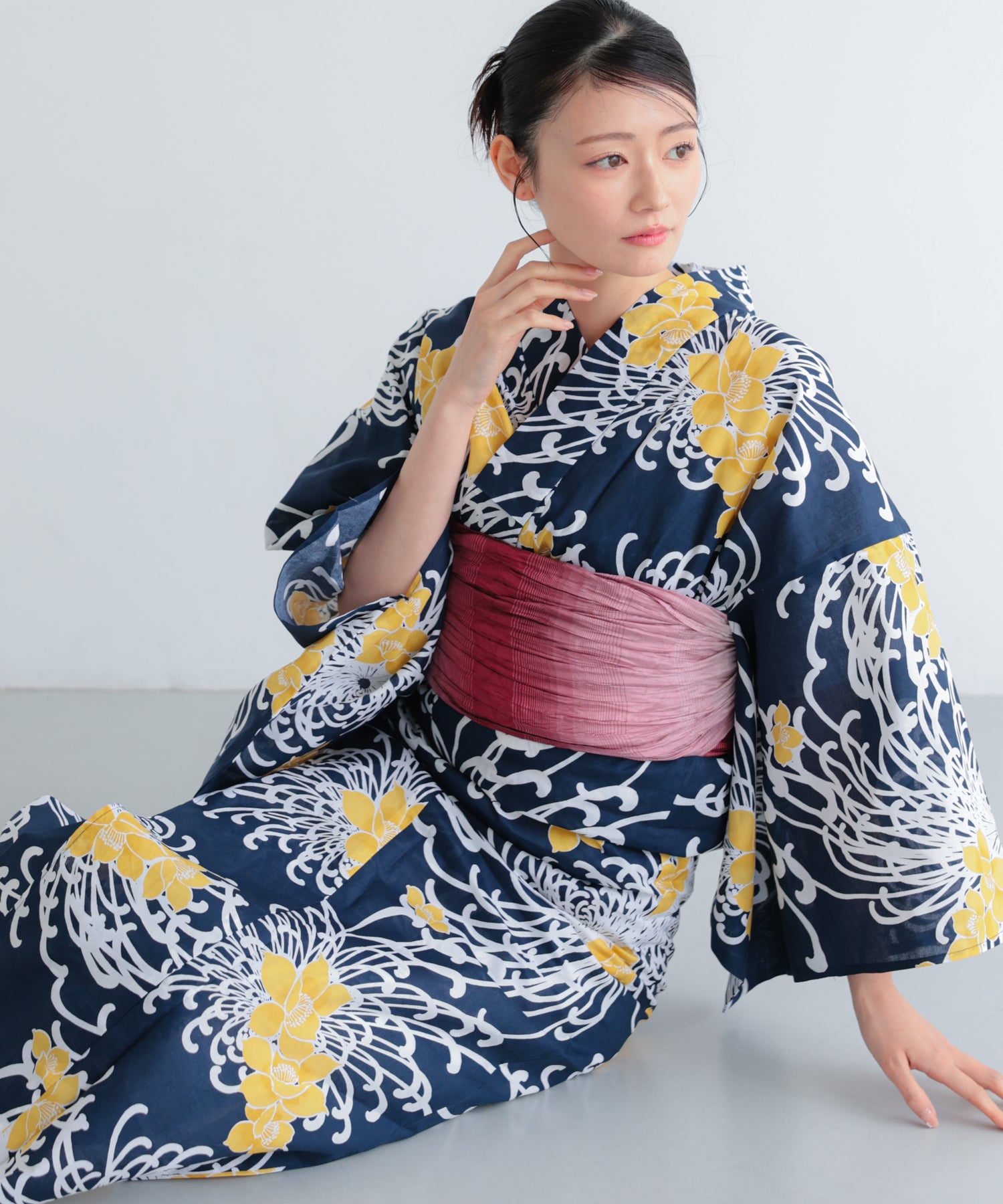 浴衣 菊①/FA-25-102 – haremode
