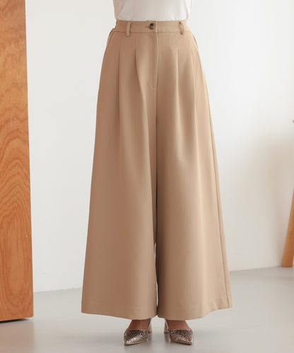 アシンメトリードレープパンツセットアップスーツ/22125609