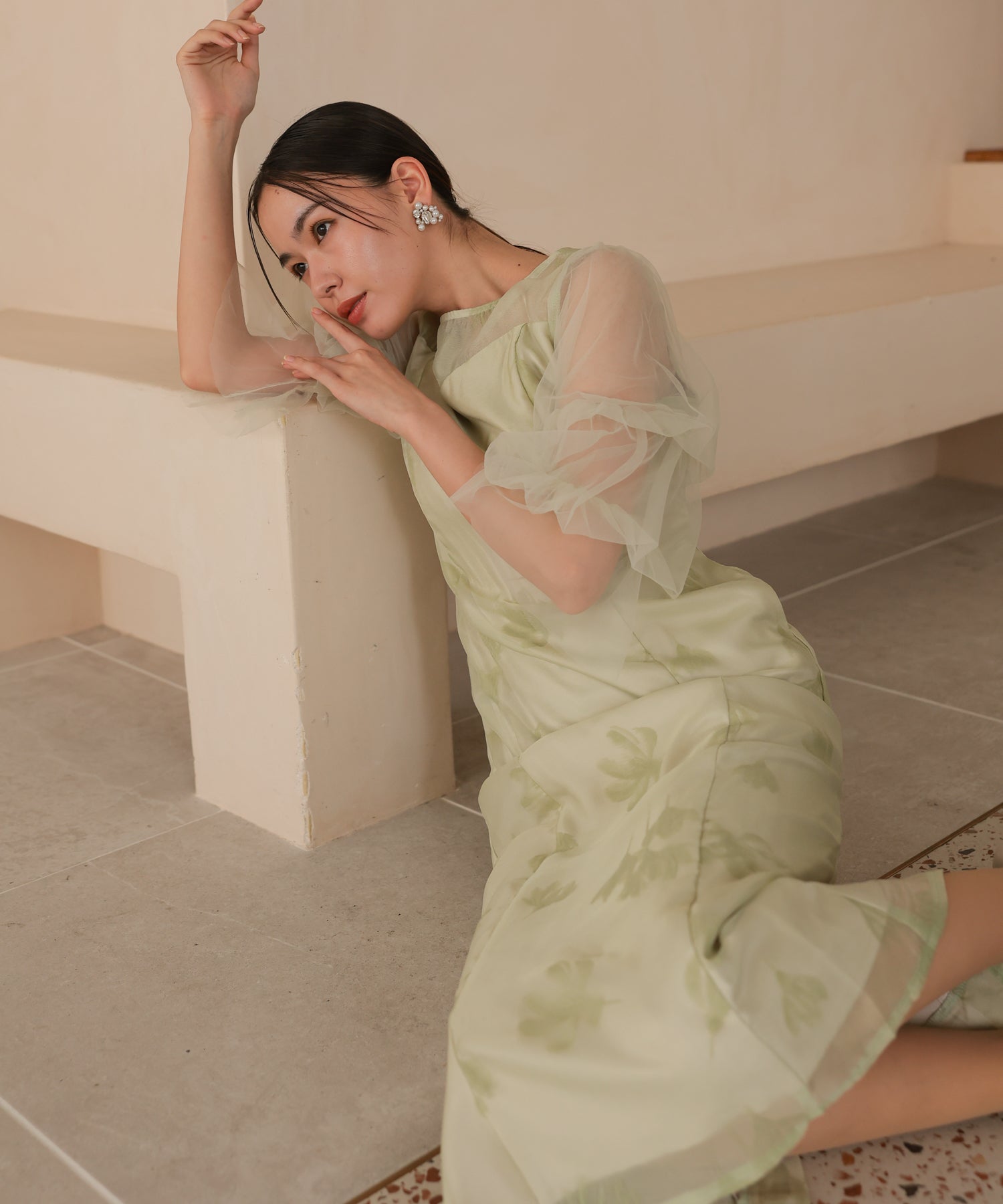 ライトグリーン/164cm/Mサイズ着用