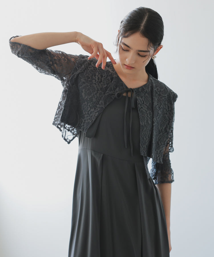 【SALE】レースボレロセットキャミソールドレス/22323207
