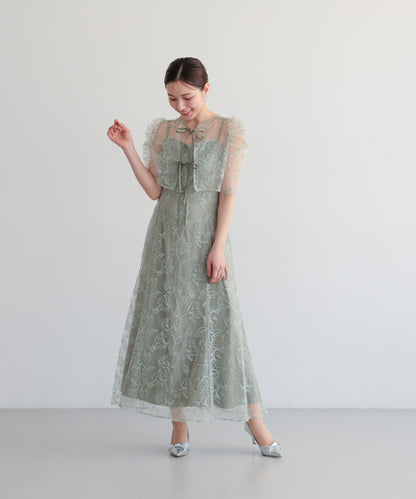 シアーレースボレロセットアップドレス/22325280