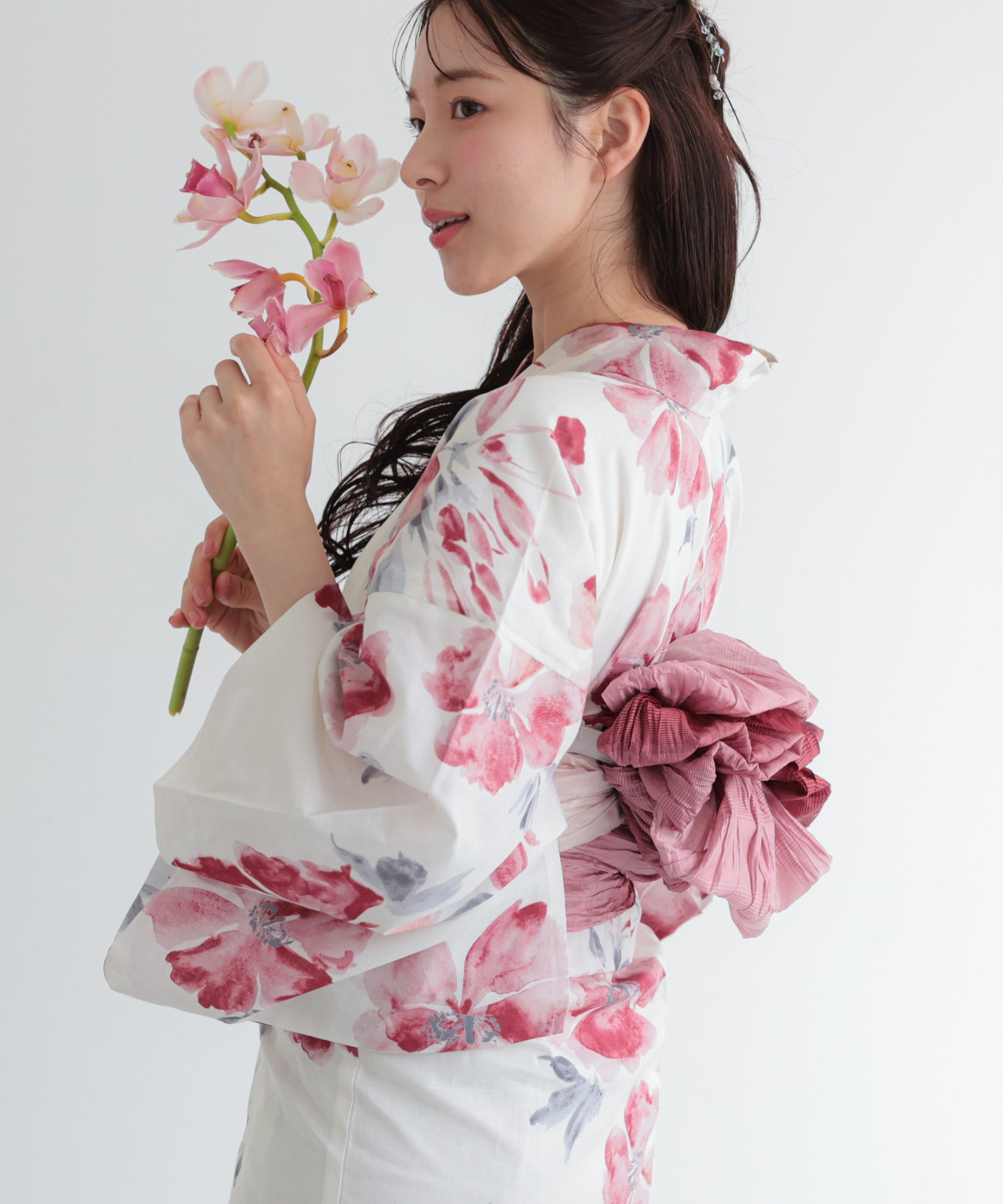 浴衣　秋桜③/FA-26-048