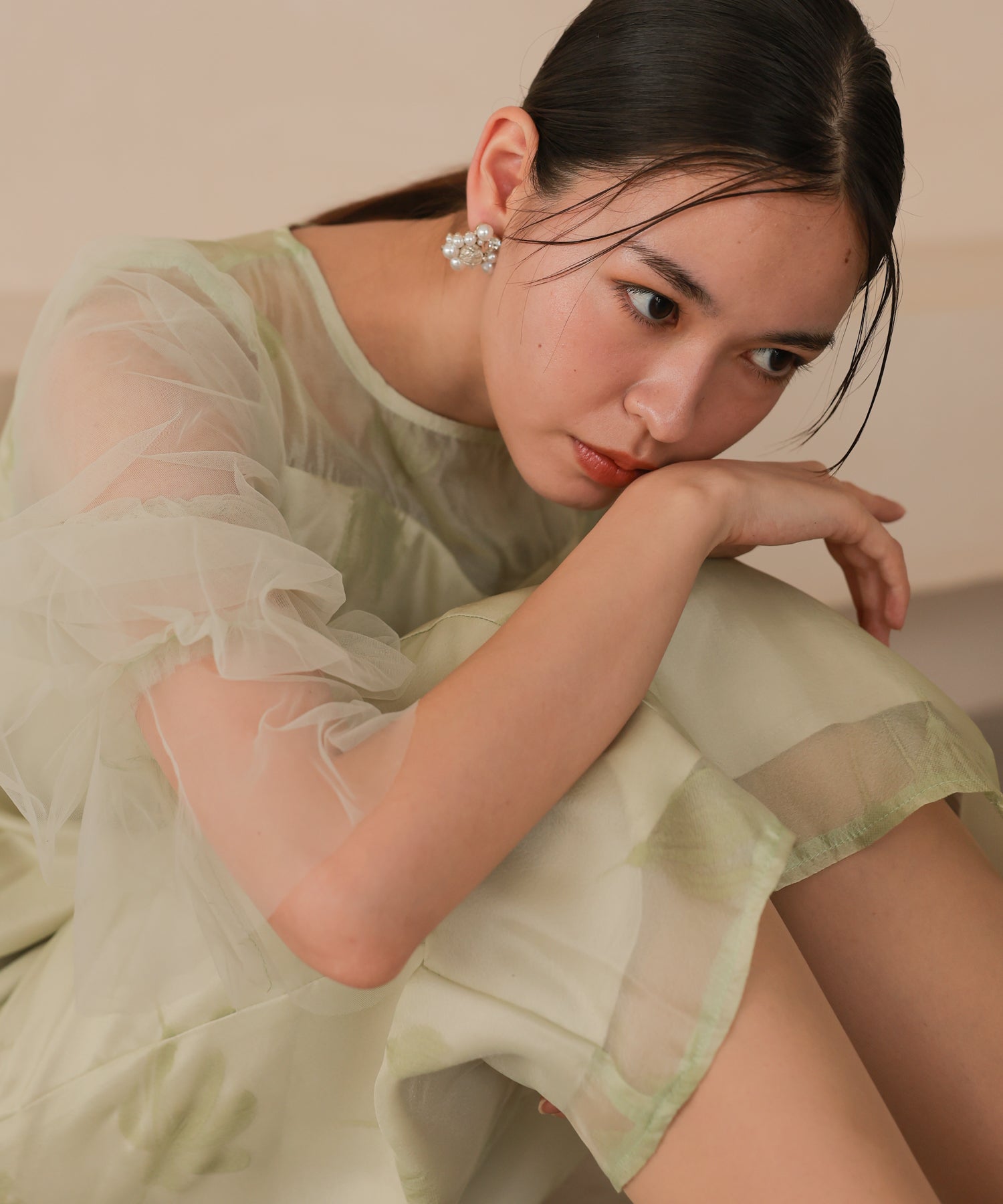 ライトグリーン/164cm/Mサイズ着用