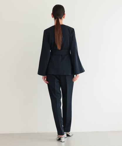 リボンペプラムセットアップスーツ/22125605