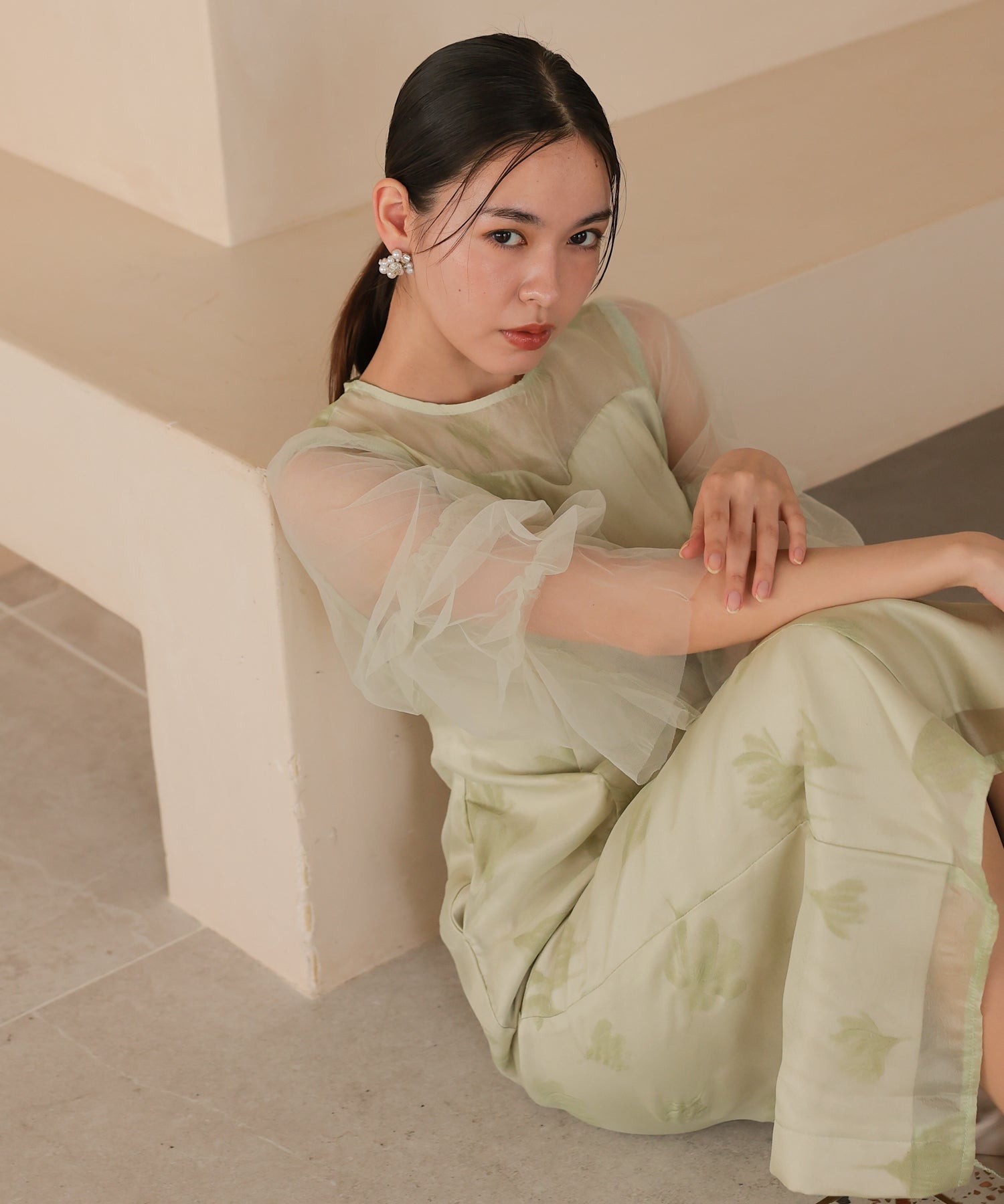 ライトグリーン/164cm/Mサイズ着用