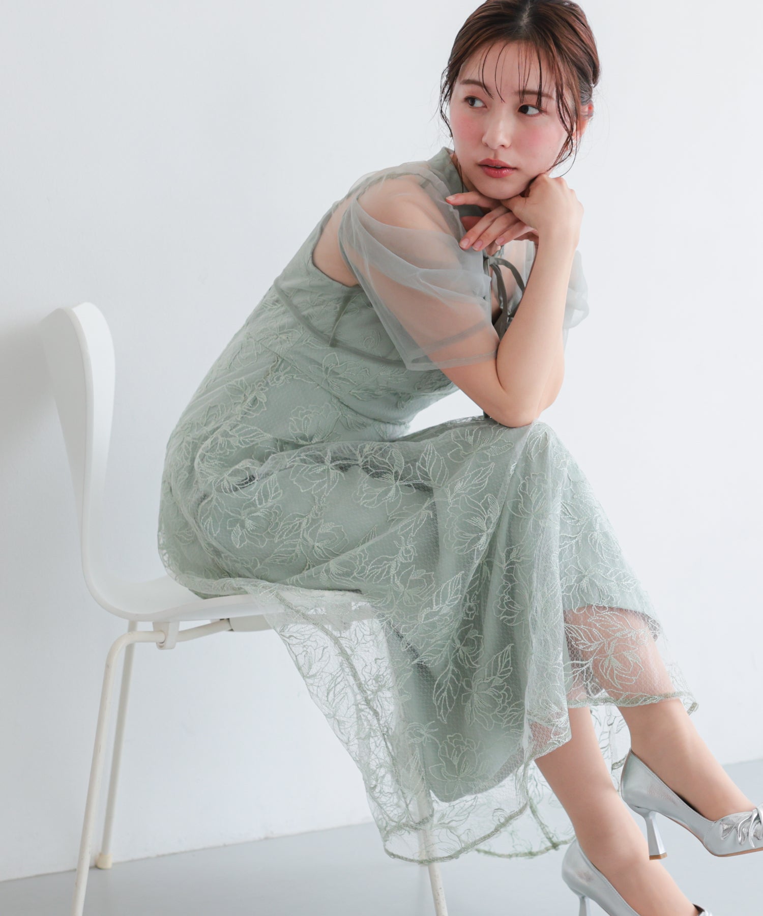 グリーン/163cm/Mサイズ着用