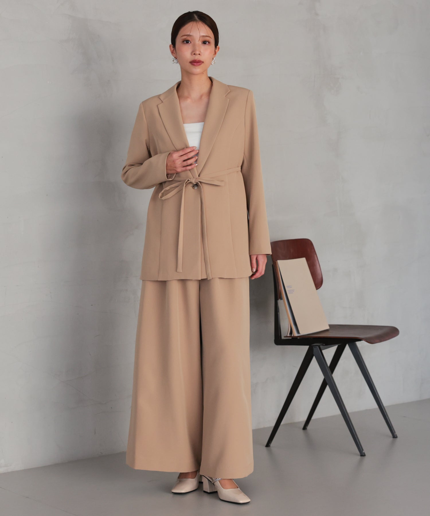 クラシックテーラード ウエストタイスーツ/22125610