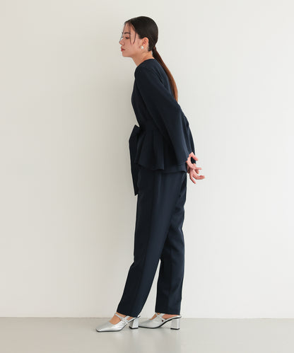 リボンペプラムセットアップスーツ/22125605