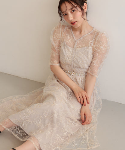 ベージュ/163cm/Mサイズ着用