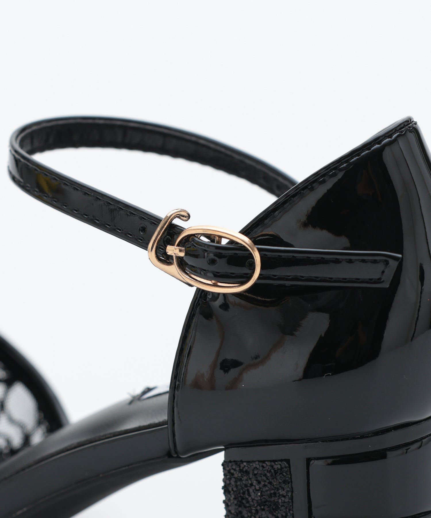 スパングルコール刺繍パンプス/3431