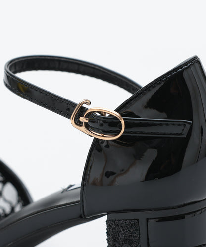 スパングルコール刺繍パンプス/3431