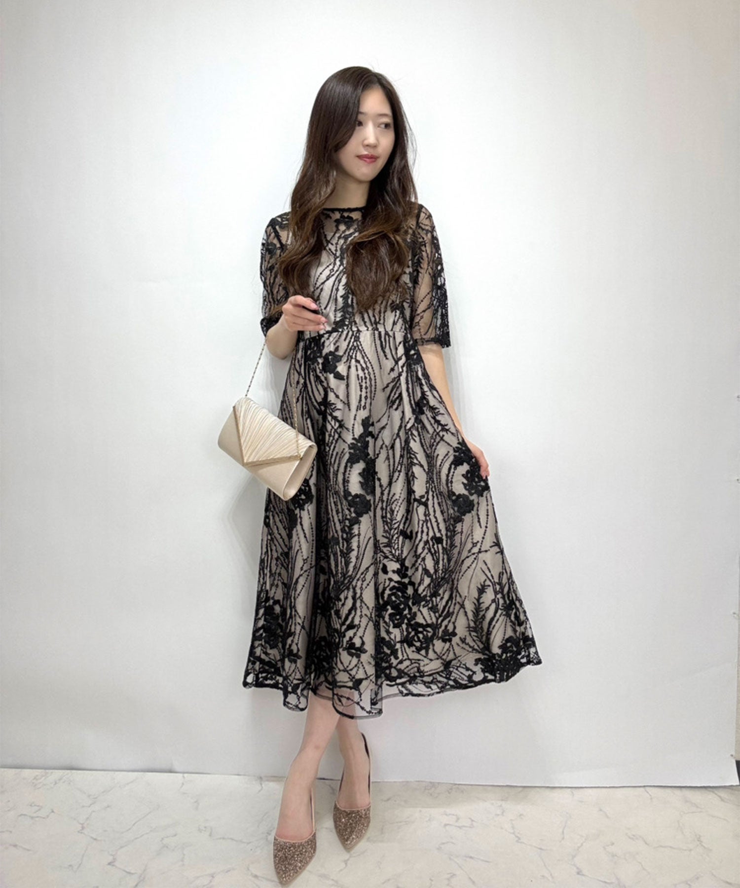 163㎝/ブラック/Mサイズ着用