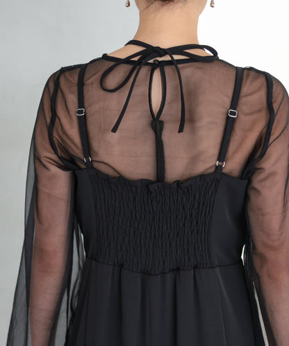 シアーレイヤード2WAYドレスセット/22325283