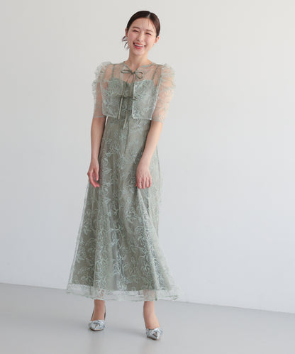 シアーレースボレロセットアップドレス/22325280