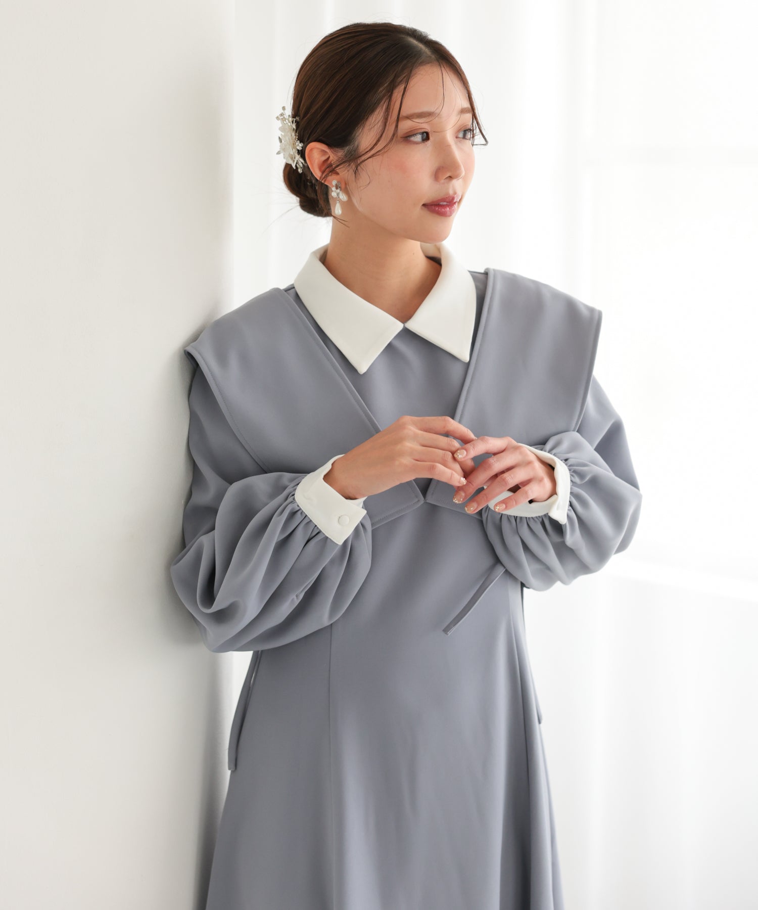 結婚式・お呼ばれドレス｜クラシックセーラーカラードレス/22325284
