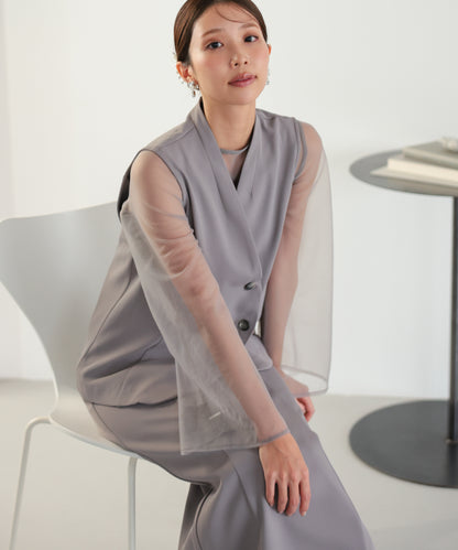 シアーレイヤード2WAYドレスセット/22325283