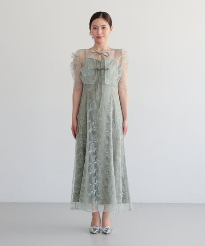 シアーレースボレロセットアップドレス/22325280