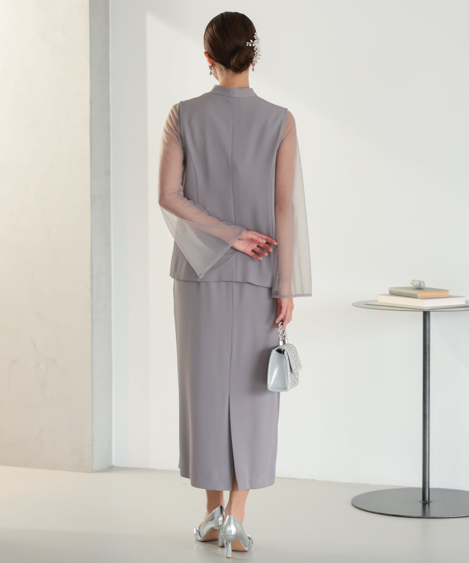 シアーレイヤード2WAYドレスセット/22325283